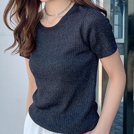 Women's Solid Short Sleeve Shirt - Maple